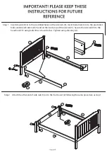 Предварительный просмотр 4 страницы John Lewis Devon 803/61603 Assembly Instructions Manual