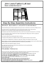 John Lewis Fairford 803 622 07 Step By Step Assembly Instructions preview