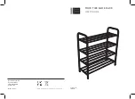 Предварительный просмотр 1 страницы John Lewis FOUR TIER SHOE RACK User Manual