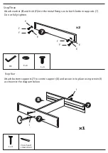 Предварительный просмотр 4 страницы John Lewis Genoa 2 Drawer Storage 810/84001 Assembly Instructions Manual