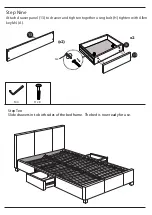 Предварительный просмотр 7 страницы John Lewis Genoa 2 Drawer Storage 810/84001 Assembly Instructions Manual