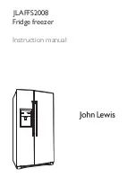 John Lewis JLAFFS2008 Instruction Manual предпросмотр