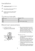 Предварительный просмотр 5 страницы John Lewis JLBIDO906 Instruction Manual