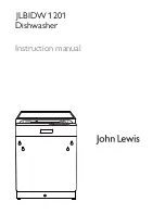 Preview for 1 page of John Lewis JLBIDW 1201 Instruction Manual