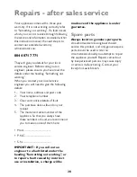 Preview for 28 page of John Lewis JLBIDW 1201 Instruction Manual