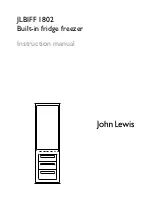 Предварительный просмотр 1 страницы John Lewis JLBIFF JLBIFF 1802 Instruction Manual