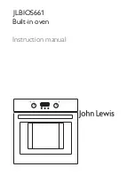 Предварительный просмотр 1 страницы John Lewis JLBIOS661 Instruction Manual