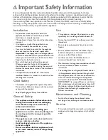 Предварительный просмотр 2 страницы John Lewis JLBIUCF 01 Instruction Manual