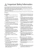 Предварительный просмотр 3 страницы John Lewis JLBIWD 1403 Instruction Manual