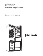 Preview for 1 page of John Lewis JLFFW2004 Instruction Manual