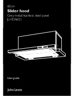 John Lewis JLHDA601 User Manual preview