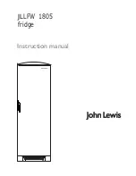 John Lewis JLLFW 1805 Instruction Manual preview