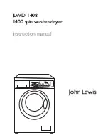 John Lewis JLWD 1408 Instruction Manual preview