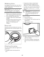 Предварительный просмотр 24 страницы John Lewis JLWM 1203 Instruction Manual