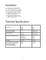 Предварительный просмотр 6 страницы John Lewis JLWM1407 Instruction Manual