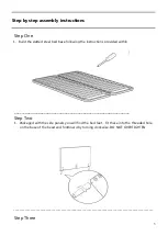 Предварительный просмотр 3 страницы John Lewis Kingsley 803572/01 Manual