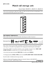 John Lewis Match 81610113 Manual предпросмотр