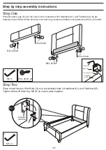 Предварительный просмотр 3 страницы John Lewis Milan Bed 803/45901 Assembly Instructions