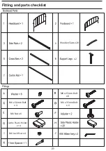 Предварительный просмотр 2 страницы John Lewis Resto Bedstead Manual