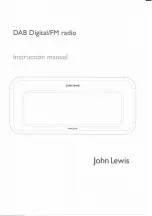 John Lewis Retro Instruction Manual preview