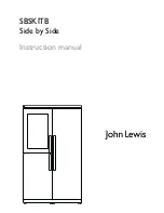 John Lewis SBSKITB Instruction Manual предпросмотр