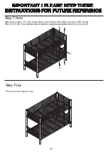 Предварительный просмотр 4 страницы John Lewis Silentnight Oscar Bunk Bed 803/63201 Aassembly Instructions