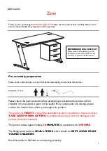 Предварительный просмотр 1 страницы John Lewis Zane AW52314-JLP Assembly Manual