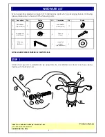 Preview for 3 page of John Thomas 10 IN TURNED PEDESTAL T-54B Assembly Instructions