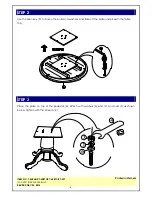 Preview for 4 page of John Thomas 10 IN TURNED PEDESTAL T-54B Assembly Instructions