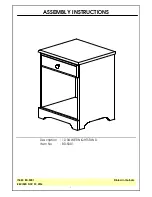 John Thomas BD-5001 Assembly Instructions preview