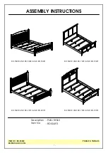 John Thomas BD-504FR Assembly Instructions Manual preview