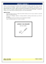 Preview for 2 page of John Thomas BD-504QR Assembly Instructions Manual