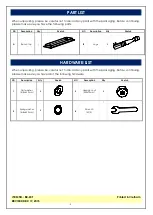 Preview for 3 page of John Thomas BE-60T Assembly Instructions