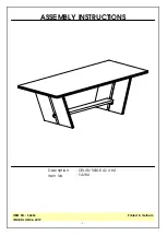 John Thomas DELAN T-4284 Assembly Instructions preview