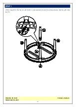 Предварительный просмотр 4 страницы John Thomas OT-15CR Assembly Instructions Manual