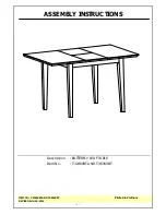 John Thomas T-3248XBT Assembly Instructions предпросмотр