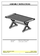 Предварительный просмотр 1 страницы John Thomas T-3872TA Assembly Instructions