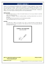 Preview for 2 page of John Thomas T-4866XXTT Assembly Instructions Manual