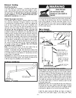 Предварительный просмотр 8 страницы John Wood G6058 Series Installation And Operating Instructions Manual