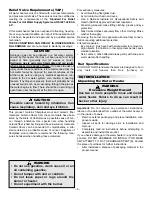 Preview for 5 page of John Wood JW317 Installation And Operating Instructions Manual