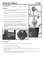 Preview for 3 page of JohnDow Industries FC-25GC Owner'S Manual