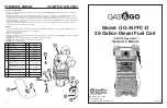 JohnDow Industries GAS & GO GG-25PFC-D Operator'S Manual preview