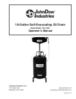 Preview for 1 page of JohnDow Industries JDI-18DC Operator'S Manual