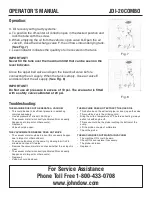 Preview for 4 page of JohnDow Industries JDI-20COMBO Owner'S Manual