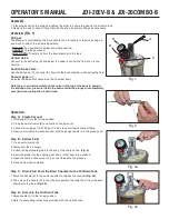 Preview for 3 page of JohnDow Industries JDI-20EV-B Operator'S Manual