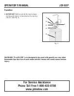 Preview for 4 page of JohnDow Industries JDI-5DP Owner'S Manual