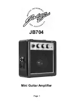 Предварительный просмотр 1 страницы Johnny Brook JB704 Manual