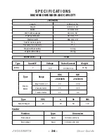 Preview for 36 page of Johnny Vac JVC65RBTN User Manual