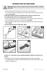 Preview for 7 page of Johnny Vac PRIMA User Manual