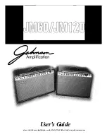 Johnson Amplification Marquis JM120 User Manual preview